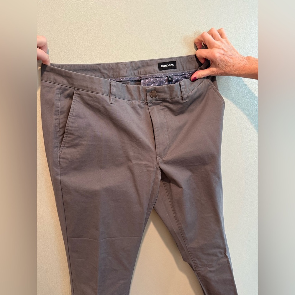 Bonobos Gray Pants size 34/32
